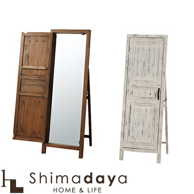 【送料無料】カントリー雑貨＆家具 ソーレ ドアミラー TSM-13BR/WH 【代引き不可】東谷 AZUMAYA 【AZ】【0830】【0828】 15,015円