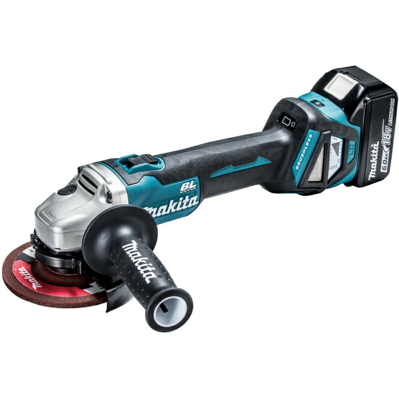 【10日迄 1,000円クーポン配布】＼ランキング入賞／ マキタ GA512DRGX 125mm充電式グラインダー 18V(6.0Ah×2本) セット品(無線連動対応) コードレス