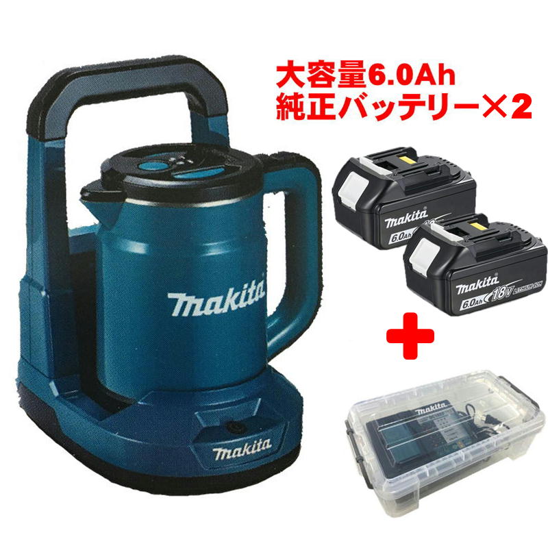 楽天市場】マキタ KT001GZ(青) 充電式ケトル40Vmax 本体のみ 楽天市場】マキタ KT001GZ(青) 充電式ケトル40Vmax 本体のみ