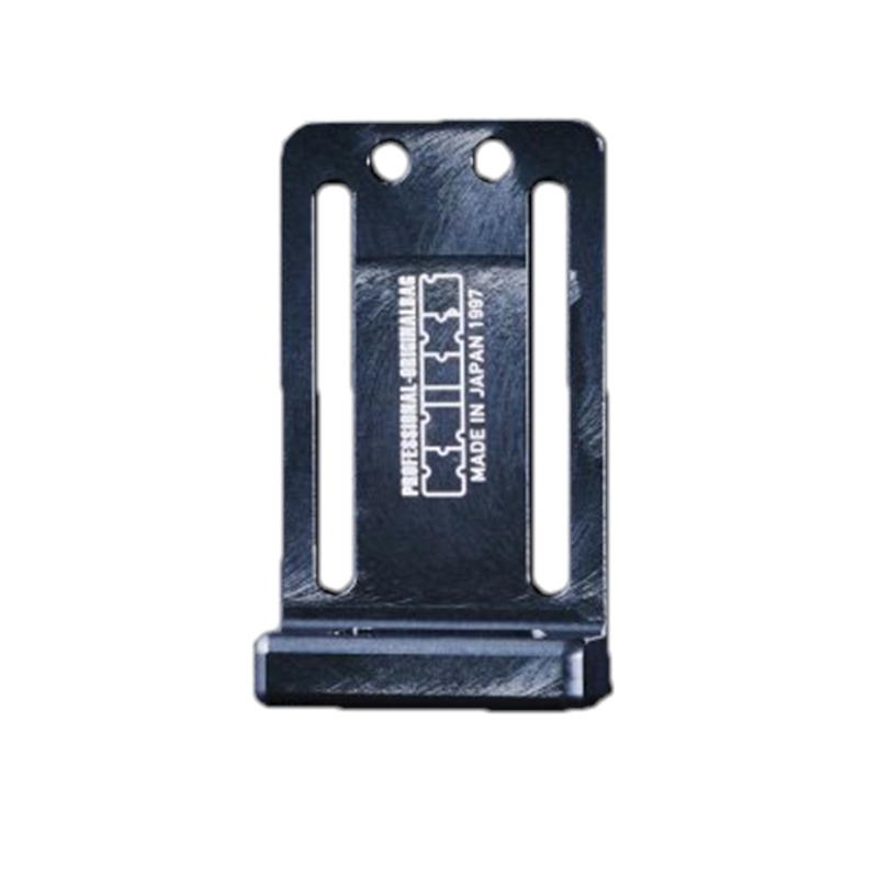 ＼ランキング入賞／ KNICKS(ニックス) ALU-I-B ブラック(黒) フック金具付電動工具用プレート アルマイト加工 ◆