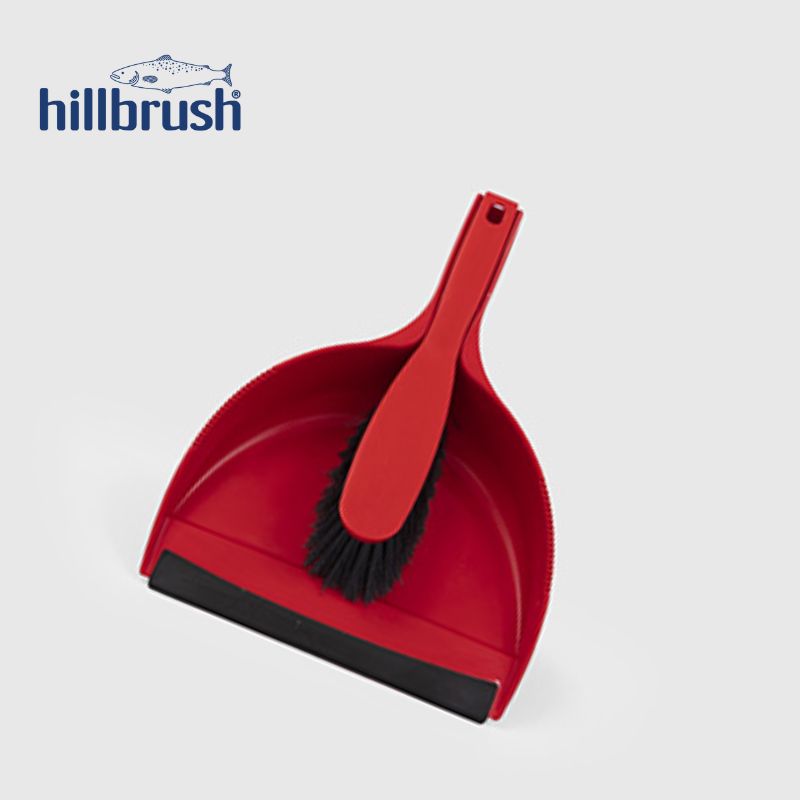 花柄の金属製ダストパンとブラシセット 楽天市場】HILLBRUSH (ヒルブラシ) ダストパンセット DP4SET 赤