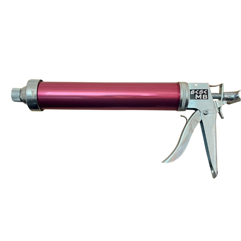 山本製作所 MB-SC-RD らくらくMB コーキングガン(ネジ・ストッパー式)550ml レッド