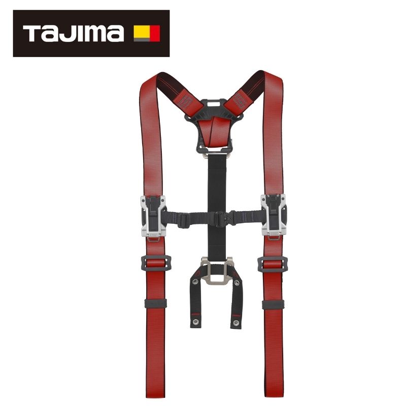 【4日20時～ 1,000円クーポン券別れ別れ】TAJIMA(タジマひな型) SFSAF-RE セフサスペンダーA アドバンスド模範例 赤いこと 新心積もり縦胴締め用セフホルダー金属元素2個とり備える