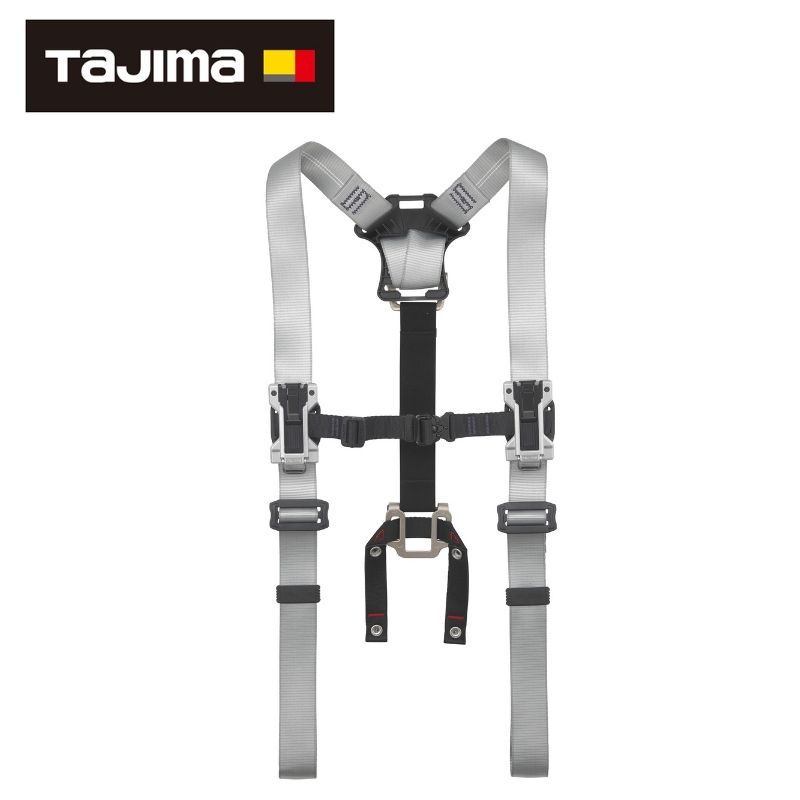 【4日20時～ 1,000円クーポン券別れ別れ】TAJIMA(タジマひな型) SFSAF-SI セフサスペンダーA アドバンスド模範例 しろがね色 新心積もり縦胴締め用セフホルダー金属元素2個とり備える