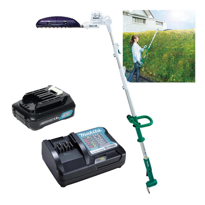 【4日20時～ 1,000円クーポン券別れ別れ】マキタ(makita) MUN300LDWH 申し受ける式極点バリカン 10.8V  仕掛ける品(本体・BL1015×1個・申し受ける器) (最大限度高さ約4ｍまで届く) コードレス