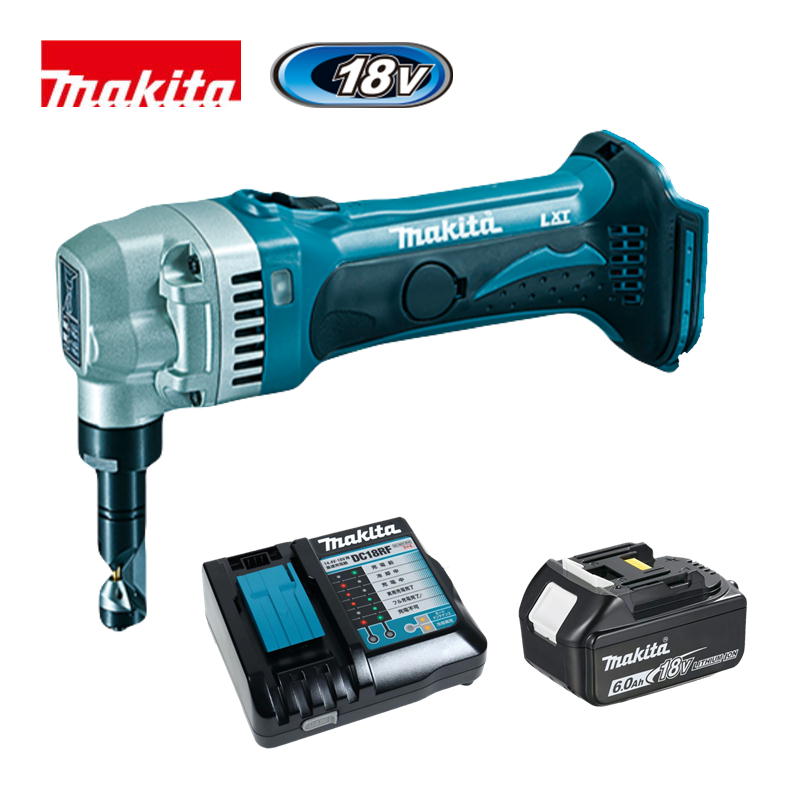 【4/15限定 1,000円クーポン配布】マキタ(makita) JN161DRG 充電式ニブラ 18V 6Ah セット品(本体・BL1860B・充電器) (切断能力：軟鋼板1.6mm) コードレス