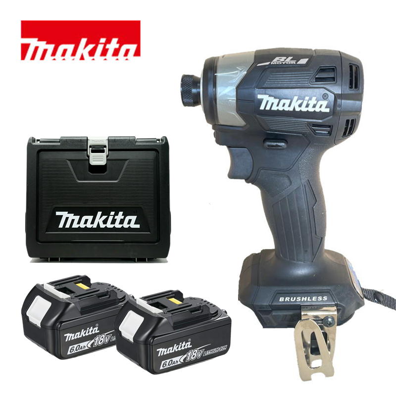 【4日20時～ 1,000円引き換え証散り散り】マキタ(makita) TD173DXB 申し受ける式インパクトドライバ 18V  6Ah 黒いこと 本体・バッテリ×2個(申し受ける器別売) コードレス