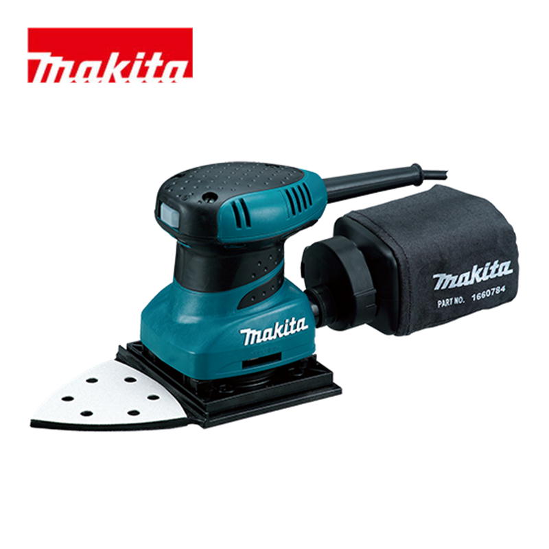 【10日迄 1,000円クーポン配布】マキタ(makita) BO4565 防じんミニサンダ AC100V (ペーパー寸法：四角 114×102mm・三角 96×96mm)