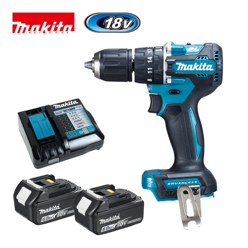 【4日20時～ 1,000円引き換え証離れ離れ】マキタ(makita) HP487DRGX 申し受ける式揺りうごかすドライバドリル 18V 6Ah 仕掛ける品(本体・BL1860B×2個・申し受ける器) (最大限度トルク：40N・m) コードレス