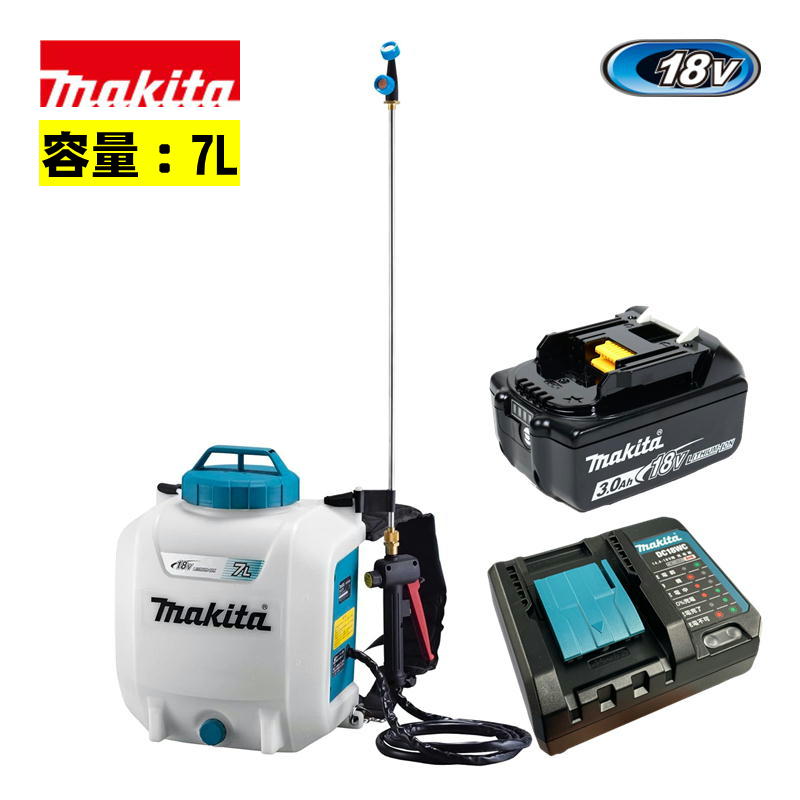 マキタ(makita) MUS078DWF 充電式噴霧器(タンク容量：7L) 18V 3Ah セット品(本体・BL1830B・充電器) コードレス