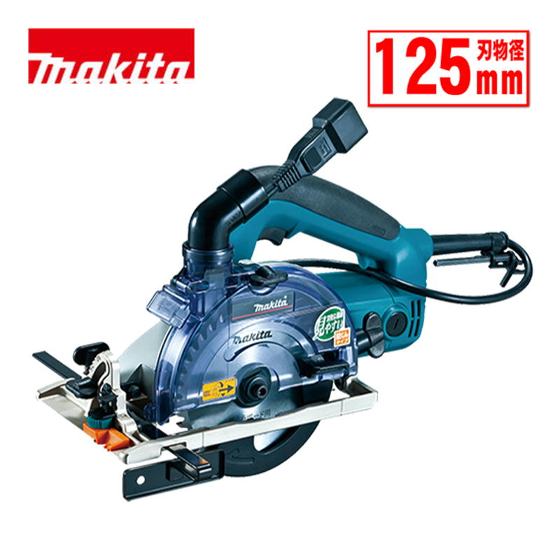 【10日迄 1,000円クーポン配布】マキタ(makita) 5205FXSP1 125mmボード用防じんマルノコ AC100V (ダストカバー仕様・逆勝手・石こうボード用チップソー付)
