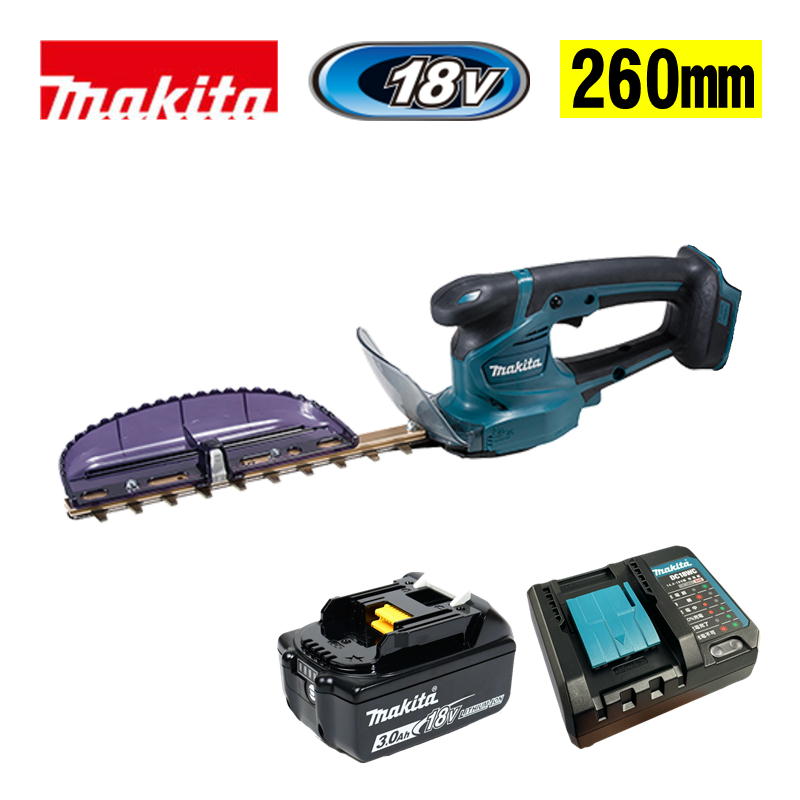 マキタ ミニ生垣バリカン 充電式 高級刃 バッテリ充電器別売 MUH267DZ Amazon | マキタ ミニ生垣バリカン 充電式18V 刈込幅260mm高級刃