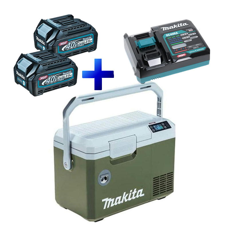 楽天市場】マキタ(makita) CW001GZO 20L保冷温庫 (本体＋BL4025×2個＋