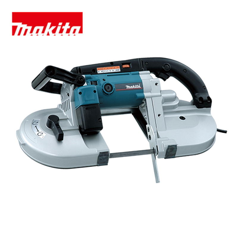 【4日20時～ 1,000円クーポン券別れ別れ】マキタ(makita) 2107F ポータブルバンドソー(ハンディー印字機) AC100V (切りおとす電気容量：丸煙管120粍・角煙管120粍)