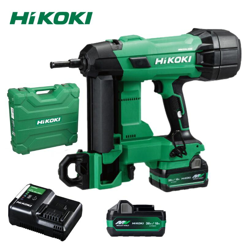 ＼上位入賞／ ハイコーキ（旧：日立工機） NC1840DA(2XPZ) コードレスコンクリート釘打機 18V セット品(本体・BSL36A18X &times;2個・充電器) ◆｜島道具