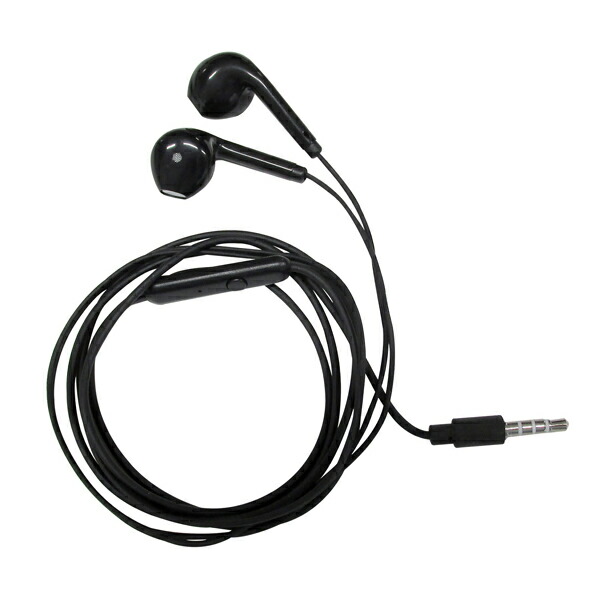 楽天市場】マイク付きイヤホン インナーイヤー型 1個入 / イヤフォン