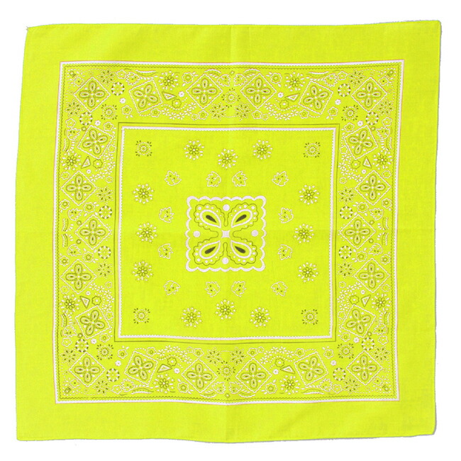 楽天市場】バンダナ 蛍光イエロー（記念品・その他 体育祭 運動会