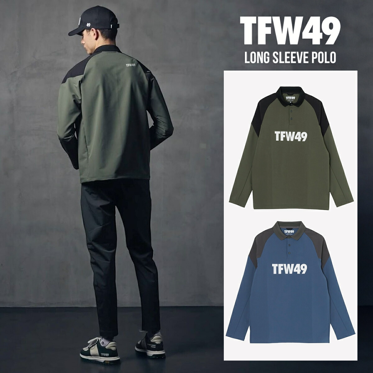 楽天市場】TFW49 ゴルフ メンズ カットソー モックネックプルオーバー