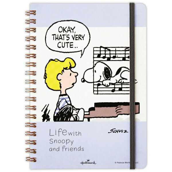 楽天市場】日本ホールマーク B6リングノート スヌーピー
