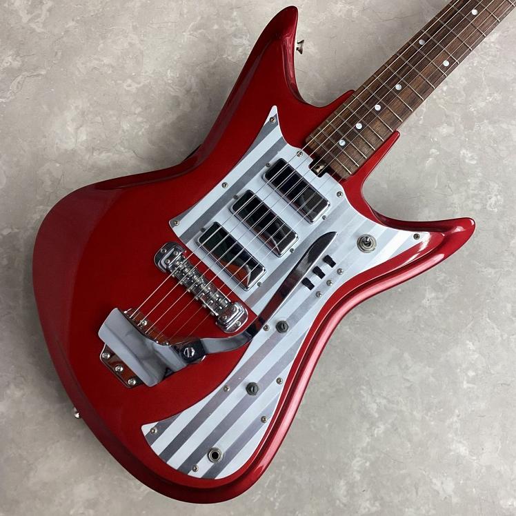 値下げ、ジャパンヴィンテージ 60年代フルアコタイプ(TEISCO製の可能性大) Teisco テスコ Model-14 フルアコ ジャパンビンテージ 60s