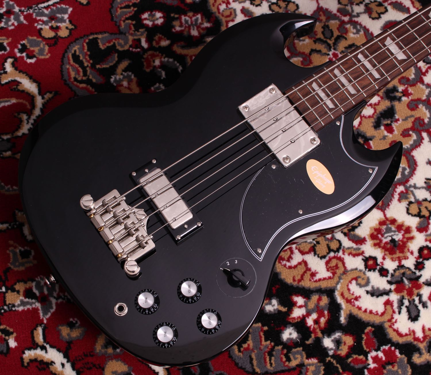 楽天市場】Epiphone EB-0 新品 エボニー[エピフォン][SGベース