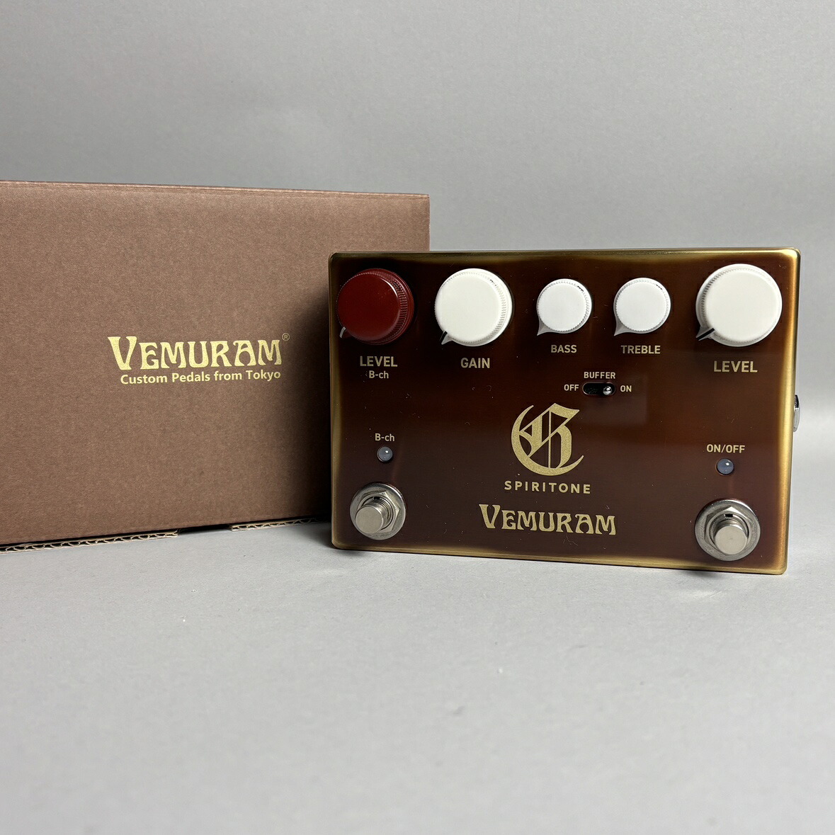 【中古】VEMURAM（ベムラム）/ (ベムラム) SPIRITONE Char シグネチャー オーバードライブペダル【USED】【モラージュ菖蒲店】(2500003259682)