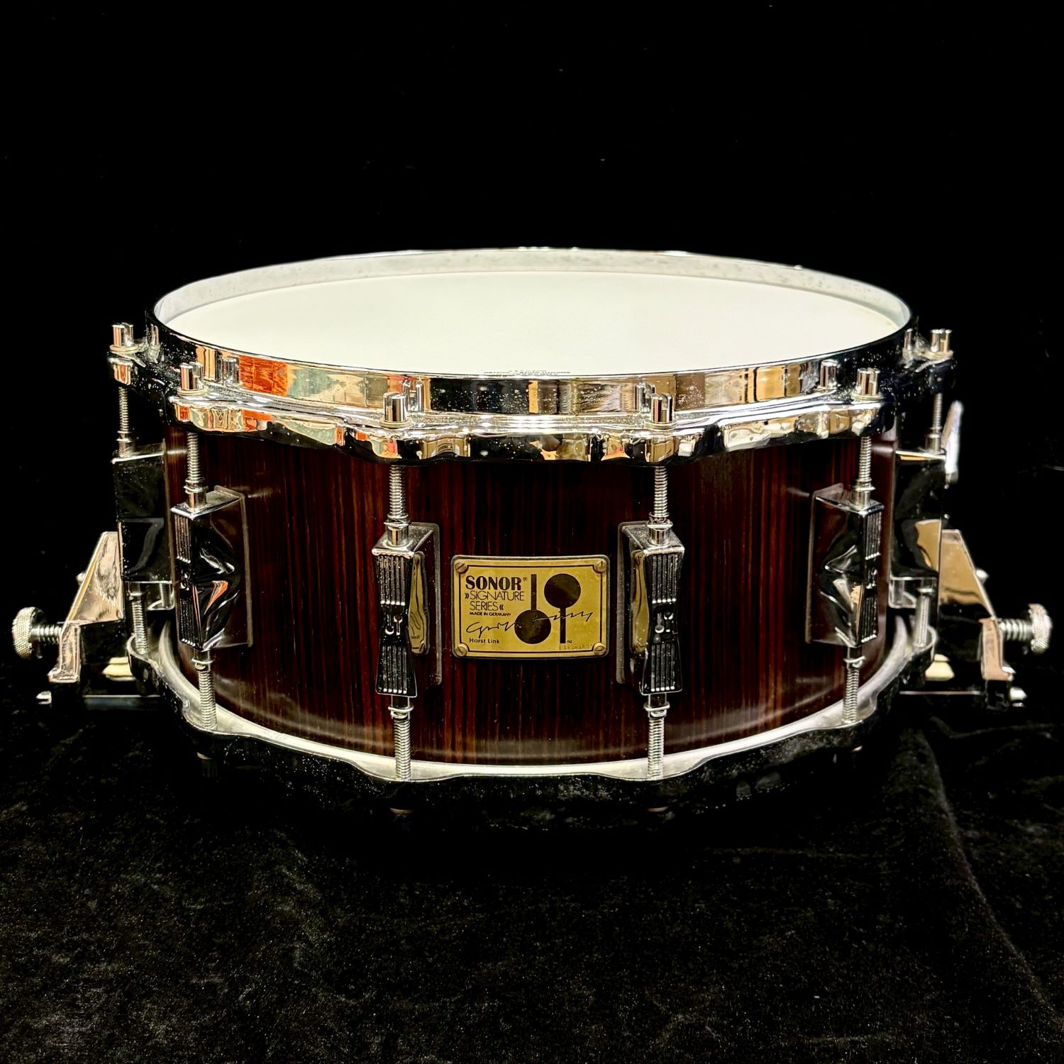 【中古】SONOR(ソナー)/ HLD581 Signature Series Early 80's 14"×6.5" Heavy Shell Makassar Ebony 【現物画像】【USED】【イオンモール佐賀大和店】(2500003069755)|島村楽器 USED SHOP