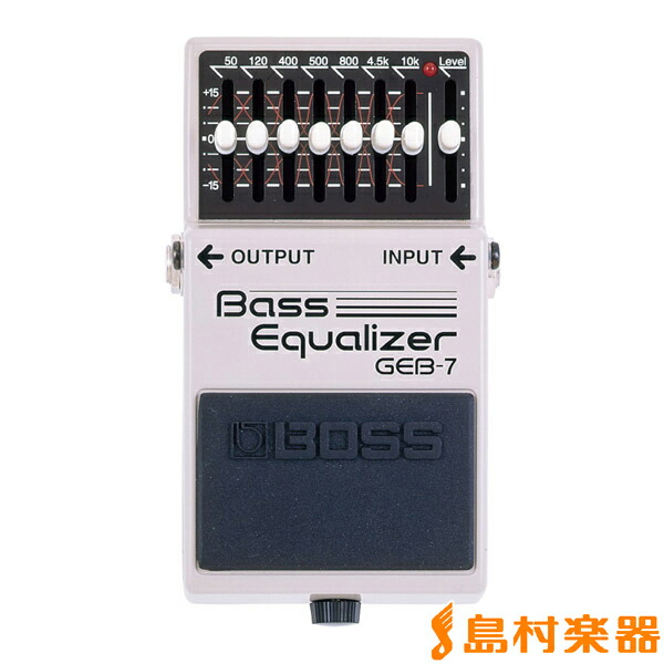 BOSS GEB-7 イコライザー ベース用 エフェクター ボス GEB7｜島村楽器