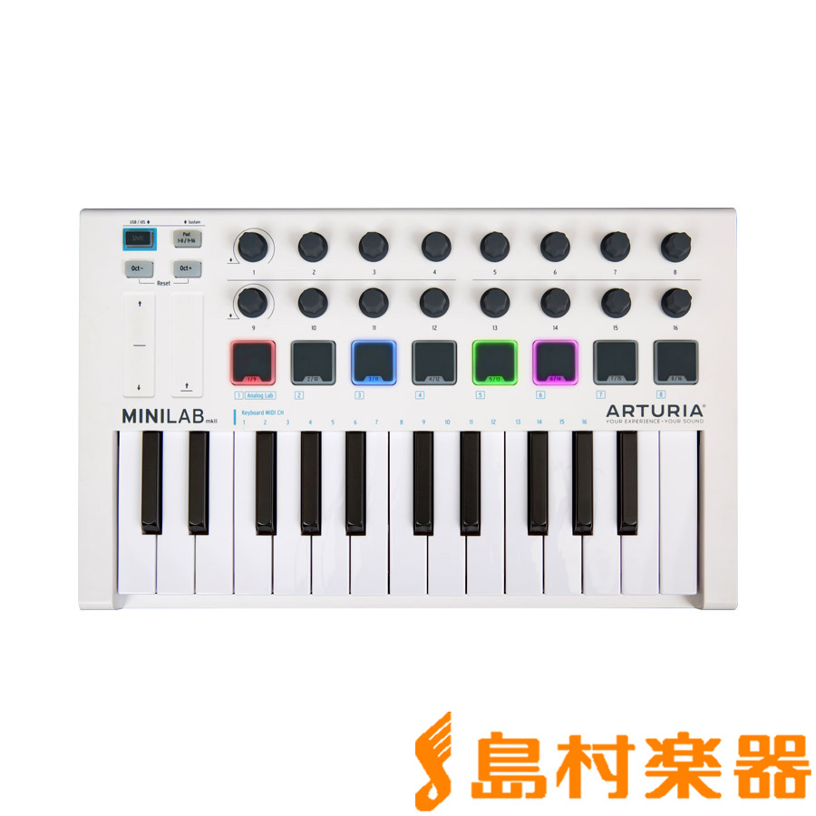 ARTURIA MiniLab MKII 25鍵盤 MIDIキーボード コントローラー 人気No.1/本体