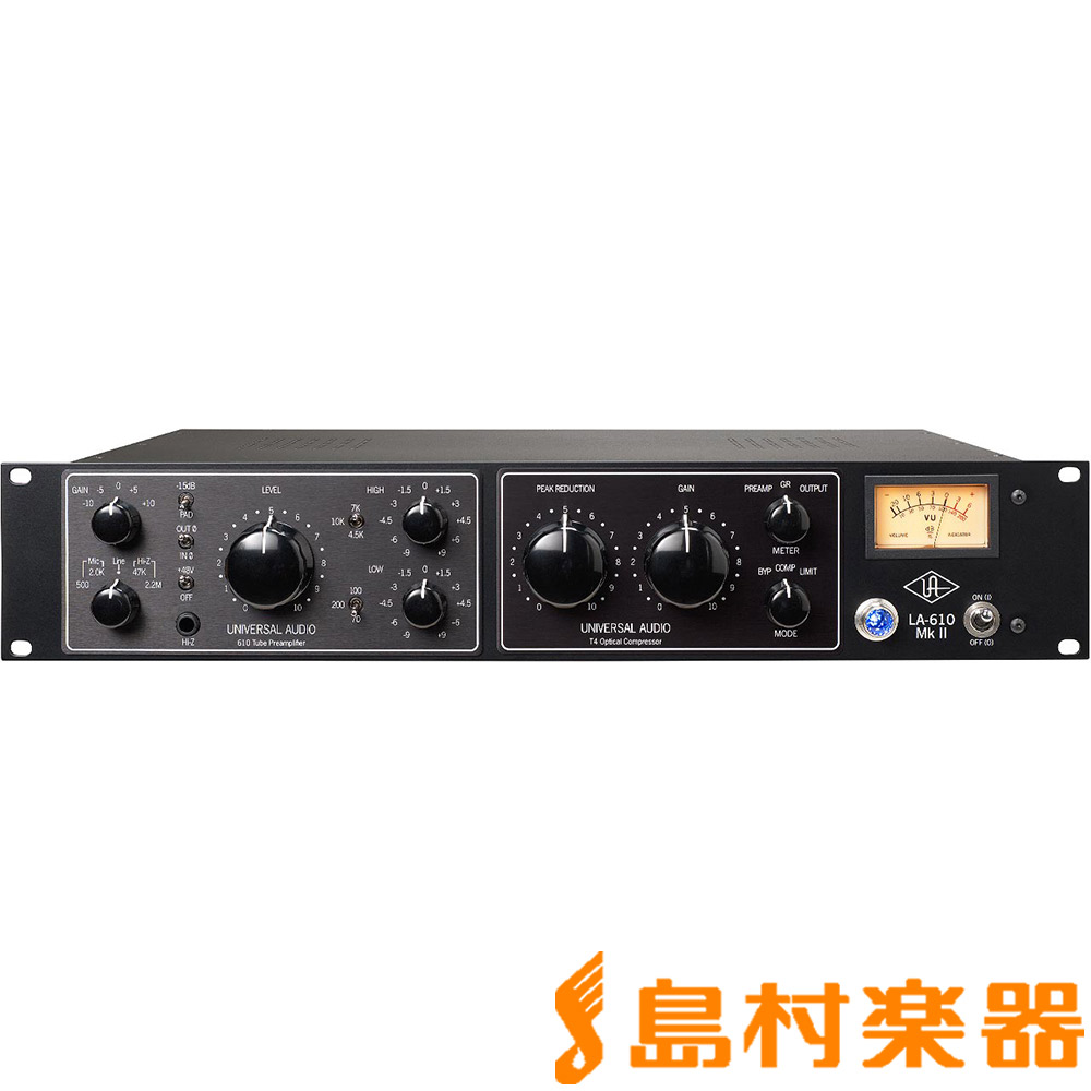 【マラソン期間中 エントリーでさらP5倍】UNIVERSAL AUDIO LA-610 MKII チャンネルストリップ ユニバーサルオーディオ｜島村楽器