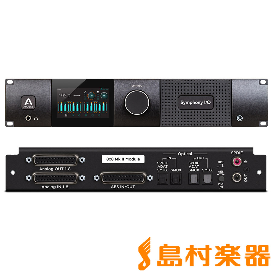【マラソン期間中 エントリーでさらP5倍】Apogee Symphony I/O MKII SoundGrid Chassis with 8&times;8 オーディオインターフェイス アポジー SYM28X8S2SG｜島村楽器 241,560円