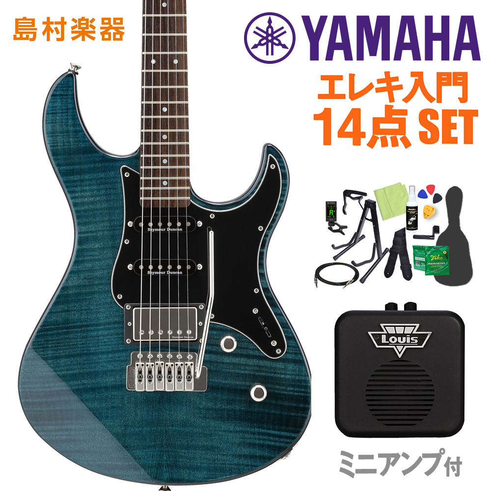 楽天市場】YAMAHA PACIFICA612VIIFM TBL エレキギター 初心者14点