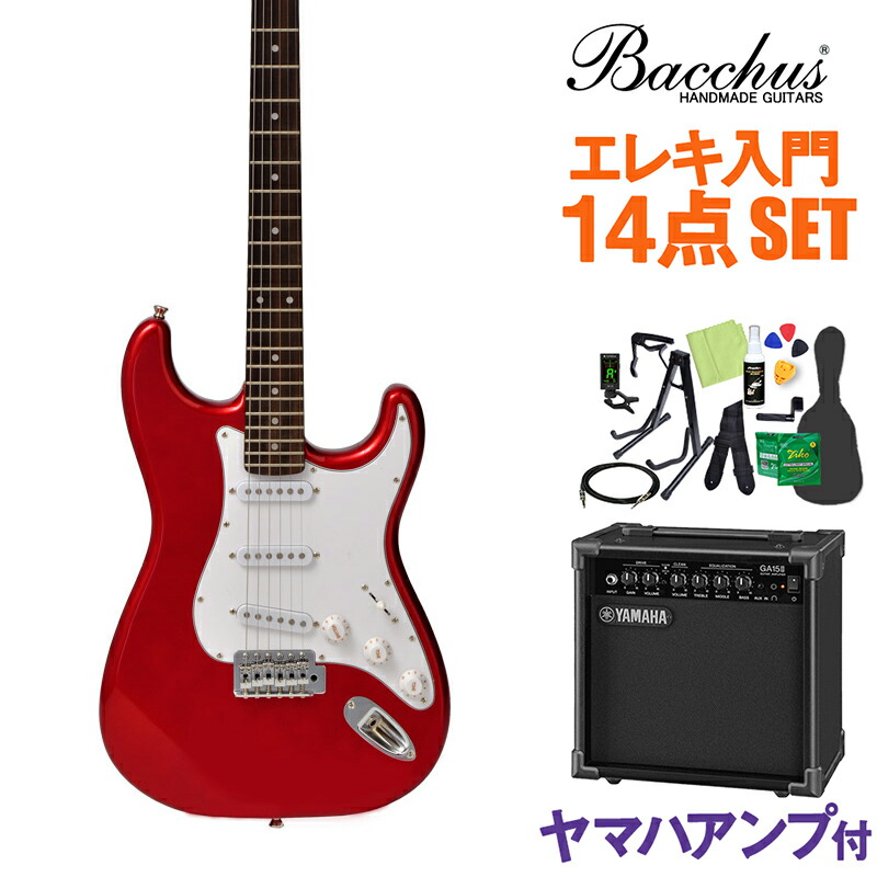 楽天市場】Bacchus BST-1R-LH 3TSエレキギター 初心者14点セット