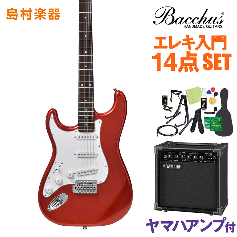 楽天市場】Bacchus BST-1R-LH 3TSエレキギター 初心者14点セット