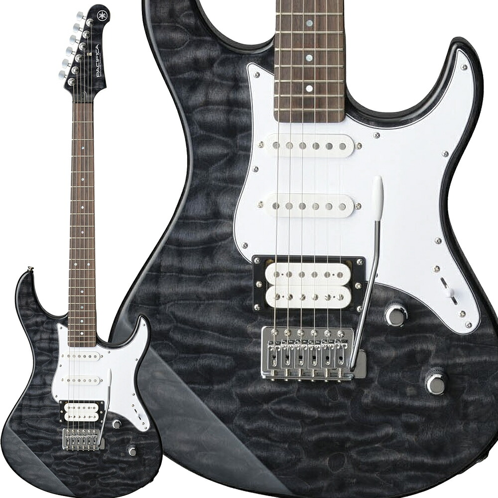 YAMAHA PACIFICA 212VFM エレキギター 黒 YAMAHA PACIFICA212VFM TBL エレキギター 初心者14点セット