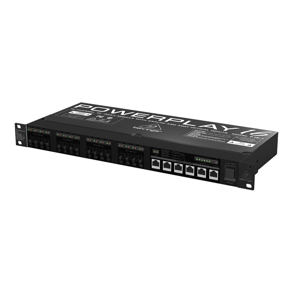 【マラソン期間中 エントリーでさらにP5倍】 BEHRINGER POWERPLAY P16-I 16CH インプットモジュール ベリンガー P16I【正規輸入品】