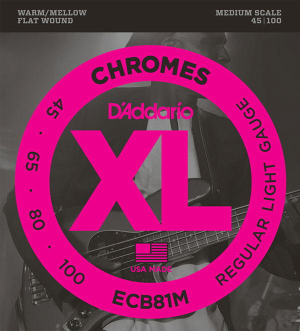 ダダリオ D'Addario EXL170S Regular Light Short Scale ショートスケール用ベース弦×5SET