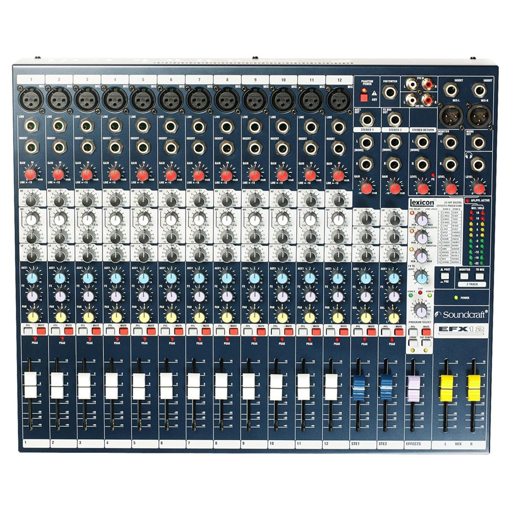 楽天市場】Soundcraft アナログミキサー EFX8 (エフェクト内蔵)(11月28