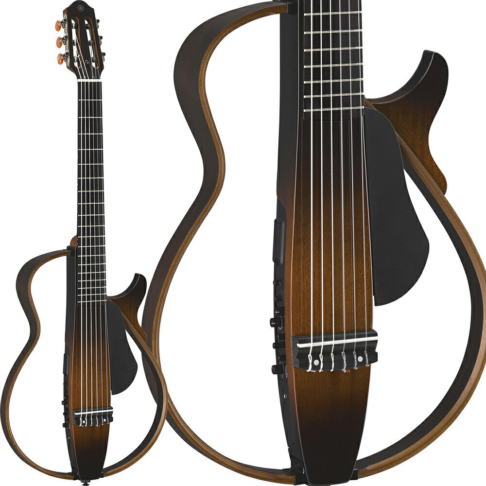 【マラソン期間中 エントリーでさらP5倍】 YAMAHA SLG200N TBS (タバコブラウンサンバースト) サイレントギター ナイロン弦モデル ナット幅50mm ヤマハ｜島村楽器