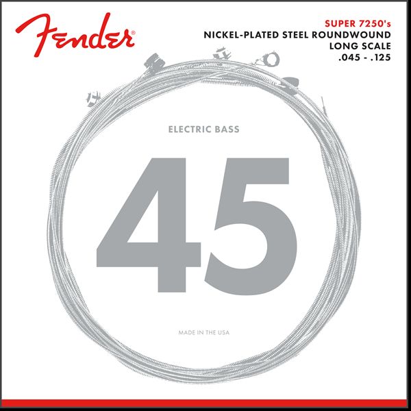 Fender 7250-5M ニッケル 45-125 5-String ミディアムゲージ