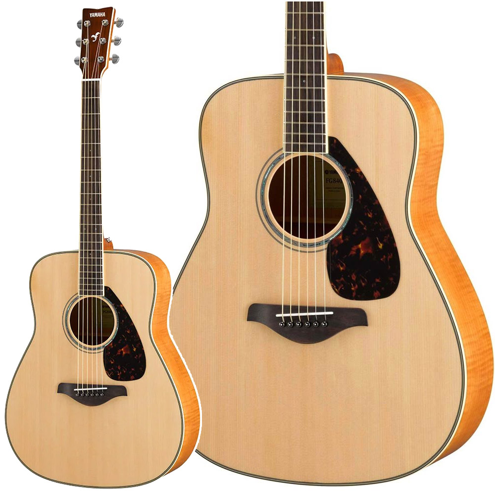 【マラソン期間中 エントリーでさらにP5倍】 YAMAHA FG840 NT(ナチュラル) アコースティックギター フレイムメイプル ドレッドノート ヤマハ