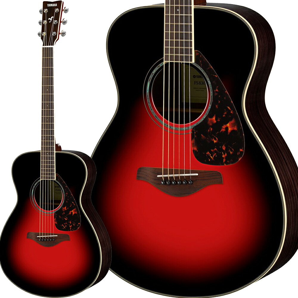 楽天市場】YAMAHA FS820 RR (ルビーレッド) アコースティックギター