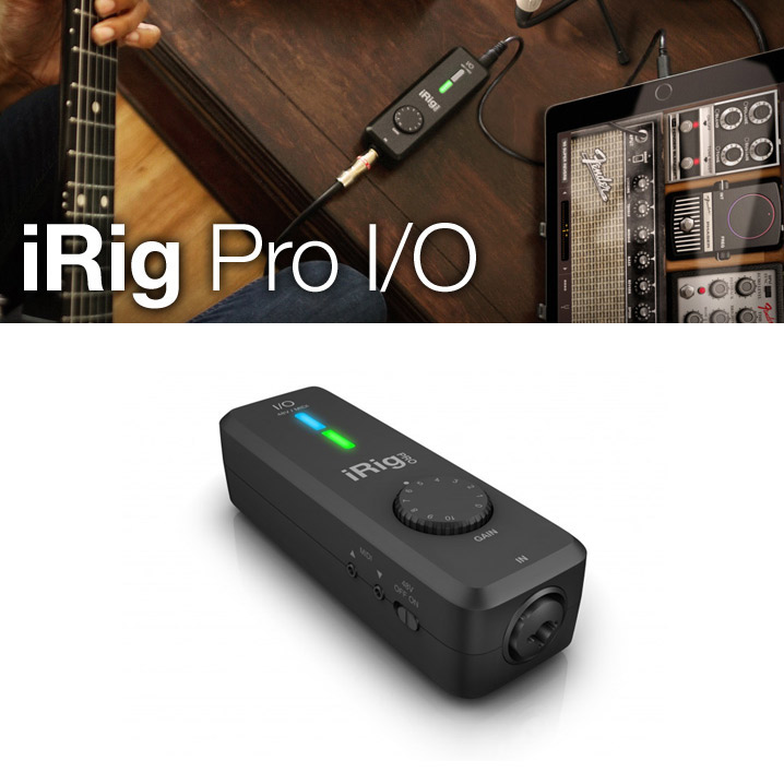 [数量限定特価] IK Multimedia iRig PRO I/O モバイル オーディオインターフェイス IKマルチメディア
