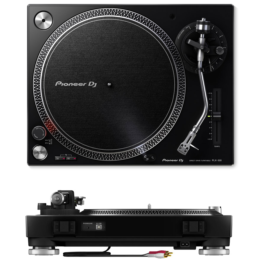 Pioneer DJ PLX-500-K DM-50-B レコードプレーヤーセット DJ機器