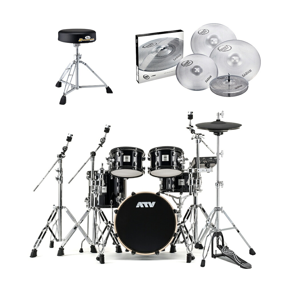 【マラソン期間中 エントリーでさらP5倍】ATV aDrums artist Expanded Set サイレントシンバルVer 電子ドラム エーティーブイ 【島村楽器WEBSHOP限定】｜島村楽器