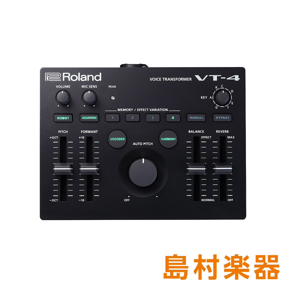 楽天市場】Roland AIRA VT-4 かんたん配信セット ダイナミックマイク、卓上スタンド付き ローランド VT4 : 島村楽器