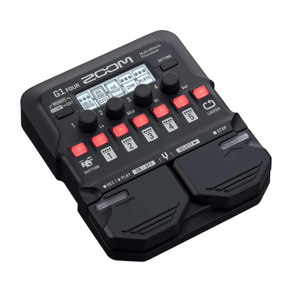 ストア Zoom G1 Four Multi Effects Processor 純正アダプターセット Www Luangtanoi Or Th
