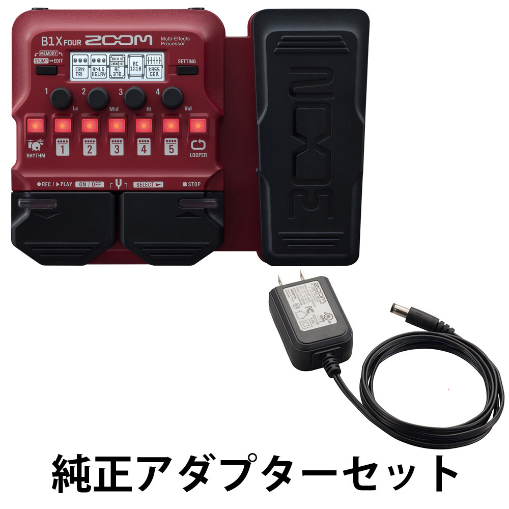 楽天市場】ZOOM B1 FOUR Multi-Effects Processor ベース用