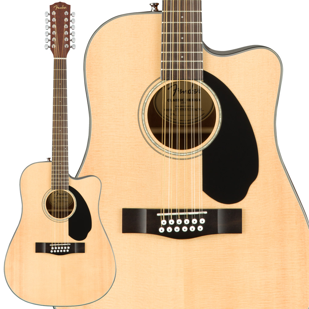 【マラソン期間中 エントリーでさらにP5倍】 Fender CD-60SCE 12ST 12弦アコースティックギター フェンダー