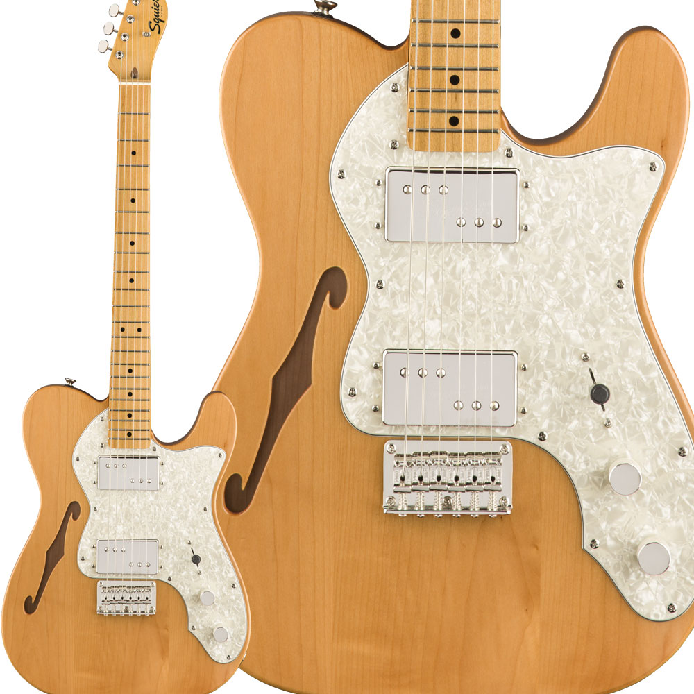 Squier エスクワイヤー　テレキャスター　ギター　　美品 楽天市場】Squier Classic Vibe 70s Telecaster Thinline -Natural